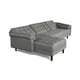 thumbnail image 5 of Sala Modular Sofá Cama Makora Lino Gris Claro Modelo Mosley Reversible, 5 of 9