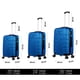 thumbnail image 2 of Juego de 3 Maletas de Viaje Rigidas Rumbo Azul 20 24 28 Pulgadas, 2 of 9