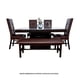 thumbnail image 1 of Comedor 4 sillas y 1 Banca con Mesa Rectangular Café Camacho, 1 of 2