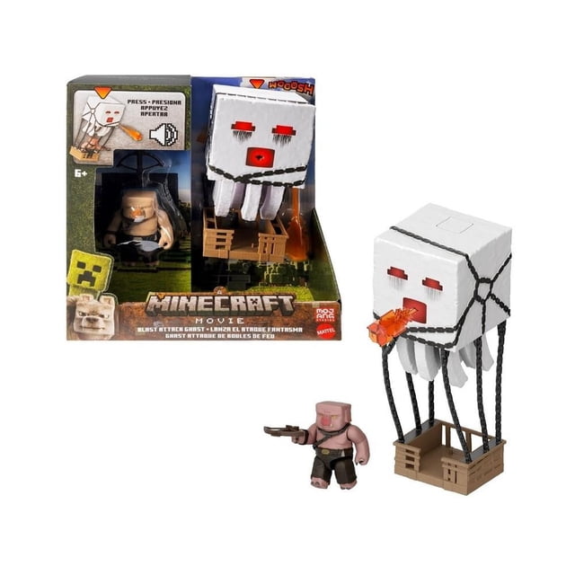 Figura de Acción Mattel Minecraft Ataque Explosivo Ghast