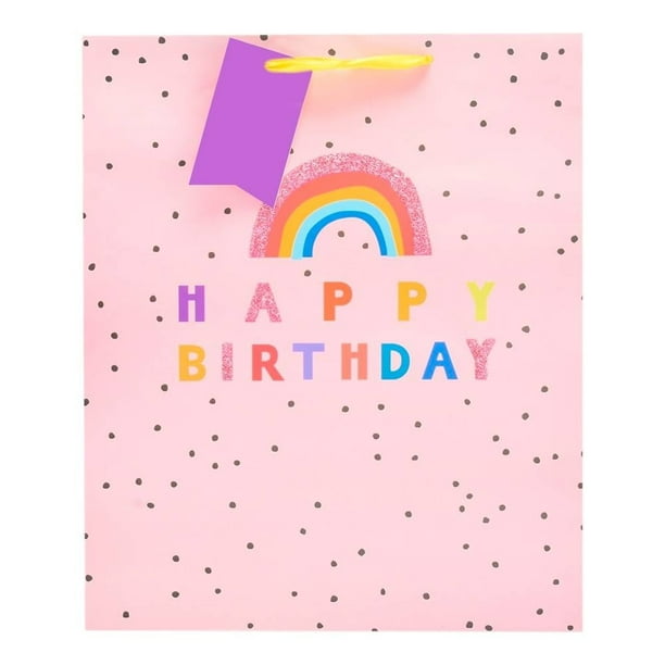 Bolsa para Regalo Prichos Rosa Happy Birthday