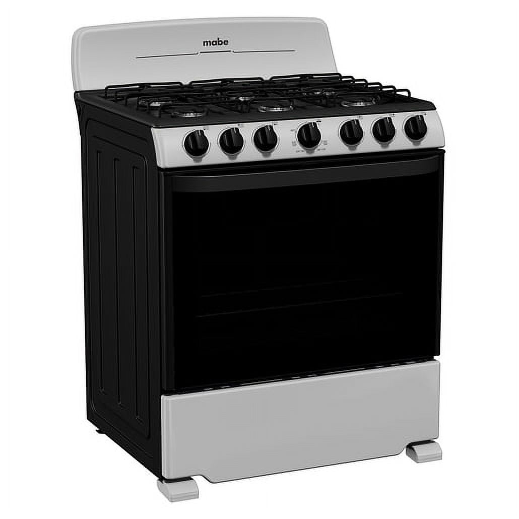 Estufa de Piso MABE 76 cm 30 pulgadas Plata Mercury EM7622BAPS2