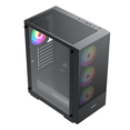 thumbnail image 3 of Gabinete Munfrost Alpha Black / Cristal templado / ARGB Sync / Controlador de ventiladores / Atx - Micro ATX - Mini ITX, 3 of 5