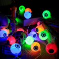 thumbnail image 1 of Xihbxyly Cadena de Luces Led de Halloween, Diseño Fantasma, 10 Luces Brillantes, Bajo Voltaje Seguro, Decoración para Interiores y Exteriores, Perfecta para Fiestas En El Patio, Funciona con 2 Pilas, 1 of 3