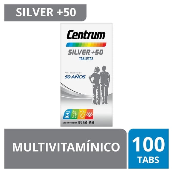 Multivitamínico Centrum Silver +50 100 tabletas