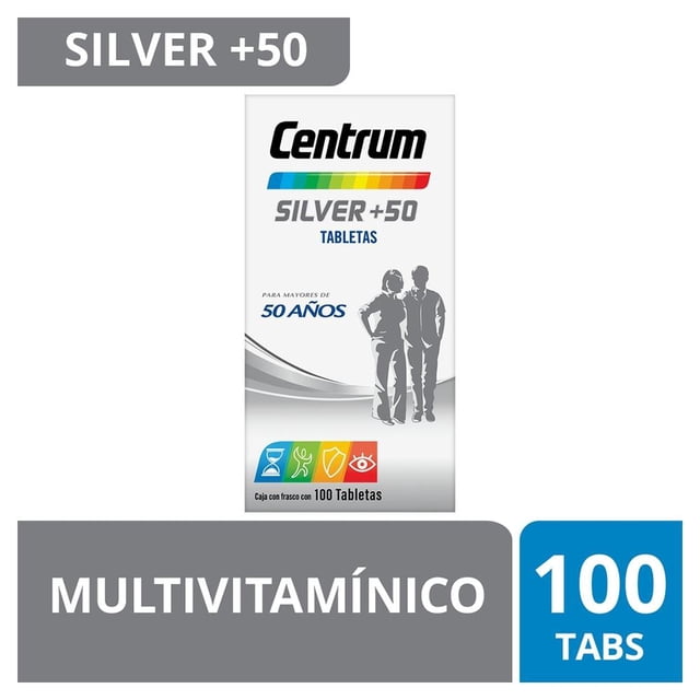 Multivitamínico Centrum Silver +50 100 tabletas