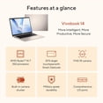 thumbnail image 5 of Laptop ASUS Vivobook 14 AMD Ryzen AI 7 350 16GB RAM 512GB SSD 14 Pulgadas Windows 11 Home, 5 of 5
