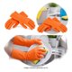 thumbnail image 4 of Guantes de látex multiusos QEP color naranja, 4 of 5