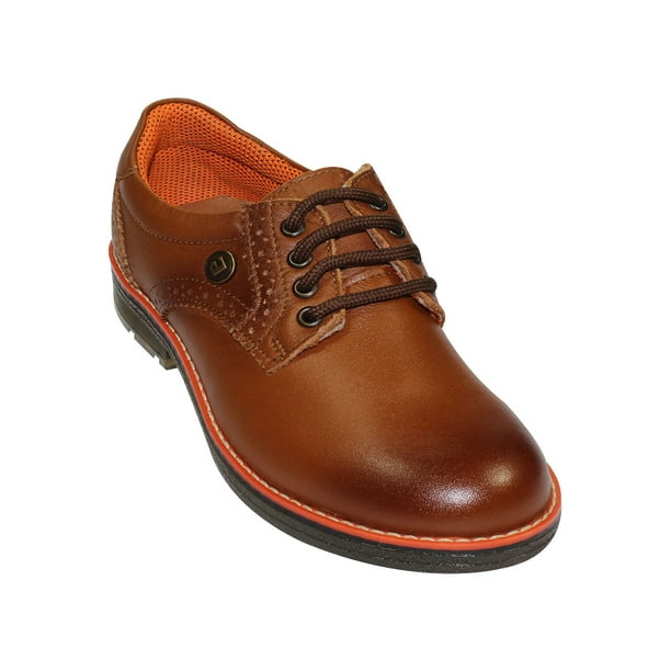 ZAPATO VESTIR COQUETA NIÑO MIEL PIEL 433609M
