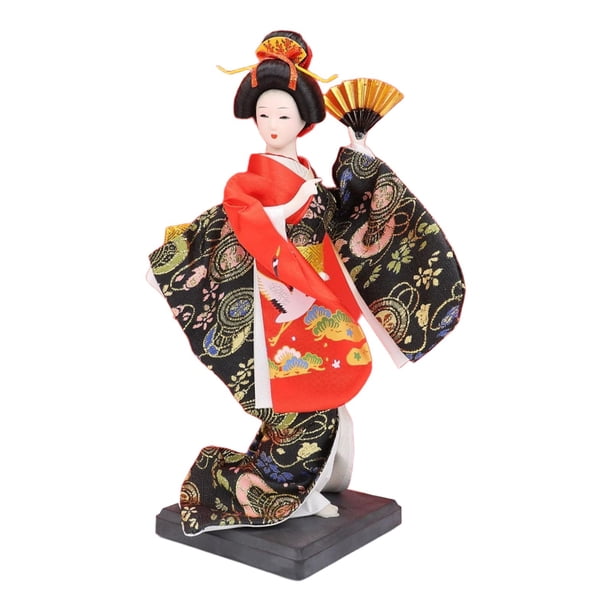 Muñeca geisha japonesa étnica, figura coleccionable, estilo vintage, colección artesanal. Estilo B