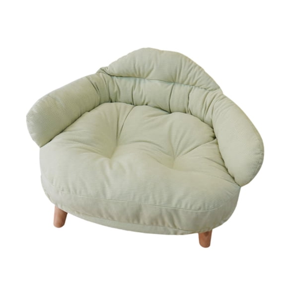 Sofá para mascotas, marco de sofá para perros, montaje artesanal, cama elevada de madera nórdica para gatos, cama suave para perros y gatos, lavable