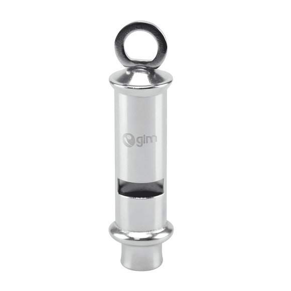 Silbato Metálico Medio Tono Acero Cromado 8 cm – Potencia y Versatilidad