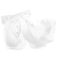 thumbnail image 1 of RENACLIPY Elegant White Bridal Veil with Lace Bow and for Wedding Decoration, 1 of 8