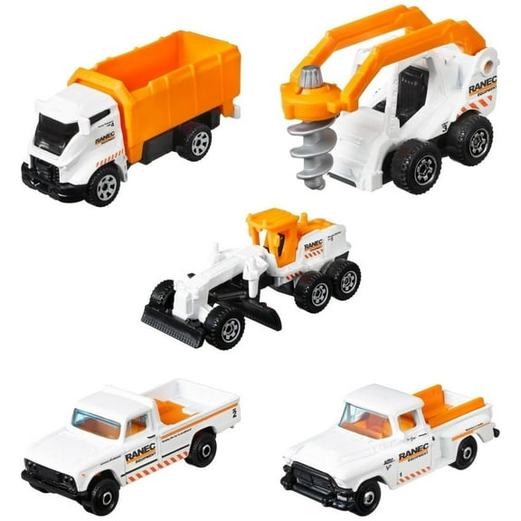 Vehículos de Juguete Mattel Matchbox on a Mission Sorpresa 5 Pack Varios Modelos 1 Set
