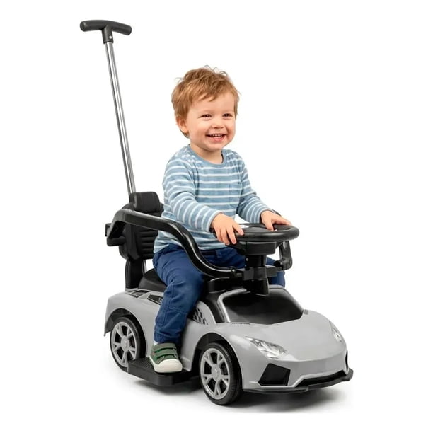 Carro Montable Con Bastón Mini Infantil Con Luz Para Niños