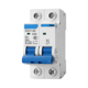 thumbnail image 1 of Interruptor Belug Termomagnetico Ac Riel Din 2 Polos  10A Blanco con Azul, 1 of 5