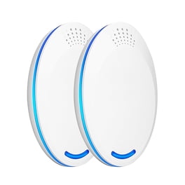 2Pcs Ultrasonic Pest Repeller Plug Control eléctrico de plagas - Repelente de mosquitos para el hoga Tomshoo  Repelente ultrasónico