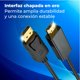thumbnail image 4 of Cable DisplayPort a HDMI 4K 1.8 Metros Conectores Dorados Conexión Estable y Ultra Definición, 4 of 9