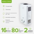 thumbnail image 3 of Boiler de Paso 3 Regaderas y 1 Lavabo 16Lts AVERA  C16LNAT Calentador de Paso Uso Exclusivo Gas Natural, 3 of 11