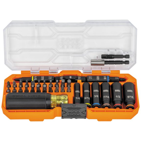 Juego de destornilladores y casquillos Klein Tools 32502HD KNECT 41 piezas