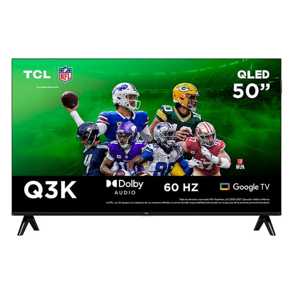 TV TCL Pantalla 50 Pulgadas FHD QLED Smart Android TV 50Q3K