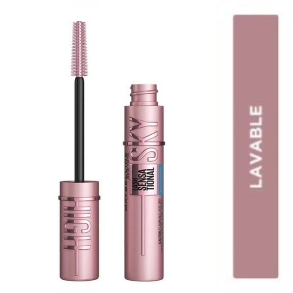 Máscara para pestañas Maybelline Lash Sensational sky high 801 muy negro 7.2 ml