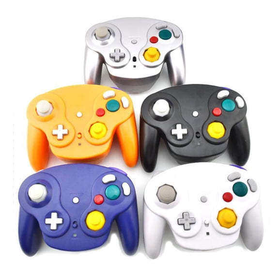 Control Inhalambrico Nintendo GameCube color plata