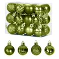 thumbnail image 1 of Xihbxyly Bolas de Navidad para Árbol, Adornos Colgantes Galvanizados, Bolas de Plástico con Purpurina, Juego de 24 Piezas, Diseño Irrompible, Decoración Navideña Multiusos, Hogar, Fiesta, Boda, 3 Cm, 1 of 1