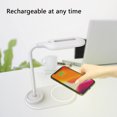 thumbnail image 4 of Lámpara de escritorio LED Pisexur Electronics para hombre, con control táctil, carga inalámbrica y 3 modos de color, ideal para oficina, con cuello de cisne, para niños y organizador de electrónica., 4 of 8