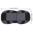 thumbnail image 2 of unbranded 1Jgo Funda De Asiento Para Auto Gris Con A Rayas Transpirable Y Compatible Con Bolsa De Aire, 2 of 6