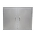 thumbnail image 1 of Yeshouse puerta de acero inoxidable para cocina exterior, montaje empotrado, impermeable y resistente a la corrosión, ideal para isla de barbacoa, chimenea o mueble de fregadero en exteriores, 1 of 7