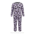 thumbnail image 1 of Pijama Disney Princesas para Dama Playera Manga Larga con Pantalón Lila Talla M 2 Piezas, 1 of 4
