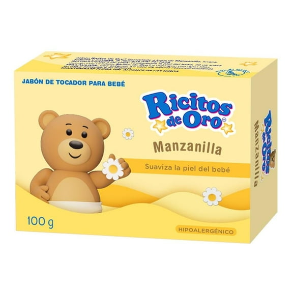 Jabón de tocador Ricitos de Oro manzanilla 100 g