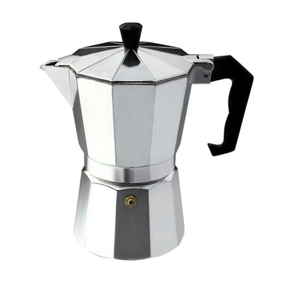 Cafetera Moka Express de Aluminio, Cafeteras Italianas con 150ml 300ml 450ml 3 tazas