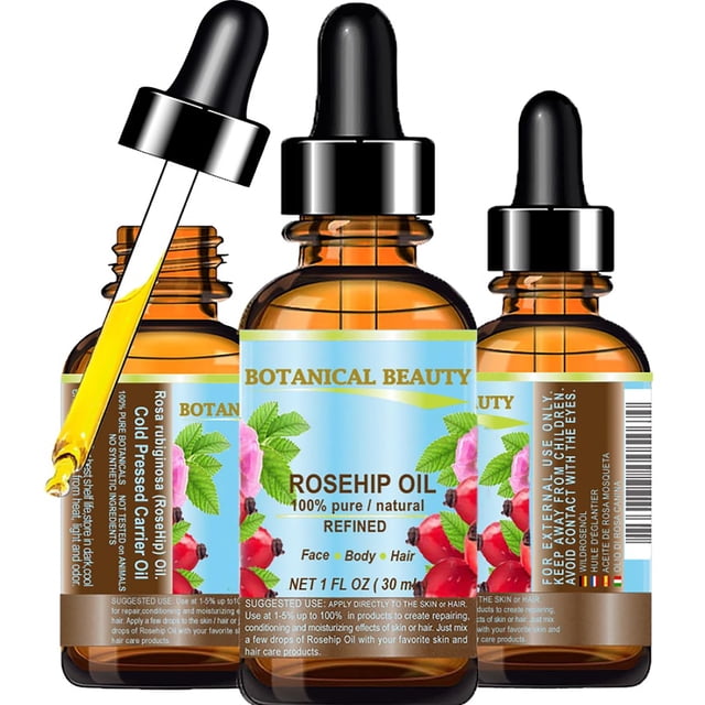 Aceite de semilla de rosa mosqueta Botanical Beauty 30 ml puro y natural