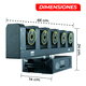 thumbnail image 5 of Cabeza Barra Laser Rojo 500 MwY Led Ambar 5w Smr Pro Boster Dmx, 5 of 5