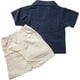 thumbnail image 4 of Guayabera para Bebé  con Short, Conjunto Mexicano de 2 Piezas para Niño, Guayabera Infantil de Manga Corta, 4 of 4