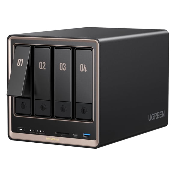 NAS UGREEN DXP4800 GT de 4 bahías 8 GB DDR4 10 GbE