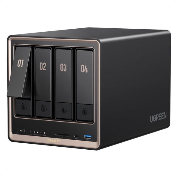 NAS UGREEN DXP4800 GT de 4 bahías 8 GB DDR4 10 GbE
