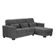 thumbnail image 2 of Sofá Love Chaise Derecho en L TRINITY Eros 3 Plazas Gris Oscuro para Sala, 2 of 8