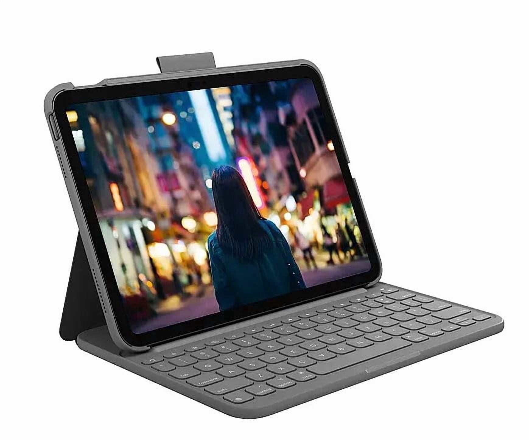 Funda con teclado Logitech Slim Folio para Apple iPad de décima generación Reacondicionado