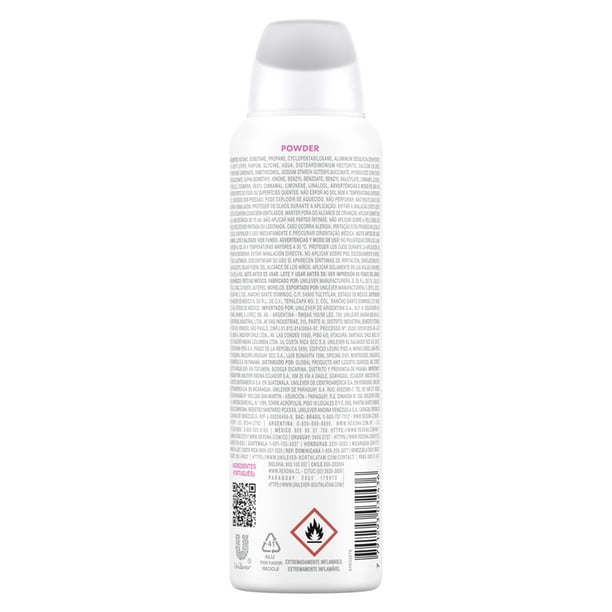 Imagen 2 de Antitranspirante Rexona powder dry en aerosol para dama 150 ml