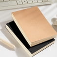thumbnail image 1 of Lekihaqq Blank Sketchbook Drawing Notebook Thick Paper Sketch Pad Art Journal Doodle Book Khaki Black Portable Notepad Tearable for Students Artists Adults Office, 1 of 7