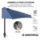 thumbnail image 3 of Sombrilla Jardín Playa Exterior Plegable Inclinación 2.7m, 3 of 8