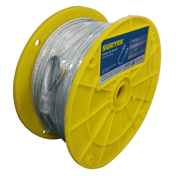Cable Acero Aleado Galvanizado 3/32 X75m Surtek SURTEK CA113