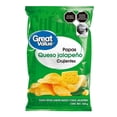 thumbnail image 1 of Papas fritas Great Value queso jalapeño crujientes 160 g, 1 of 4