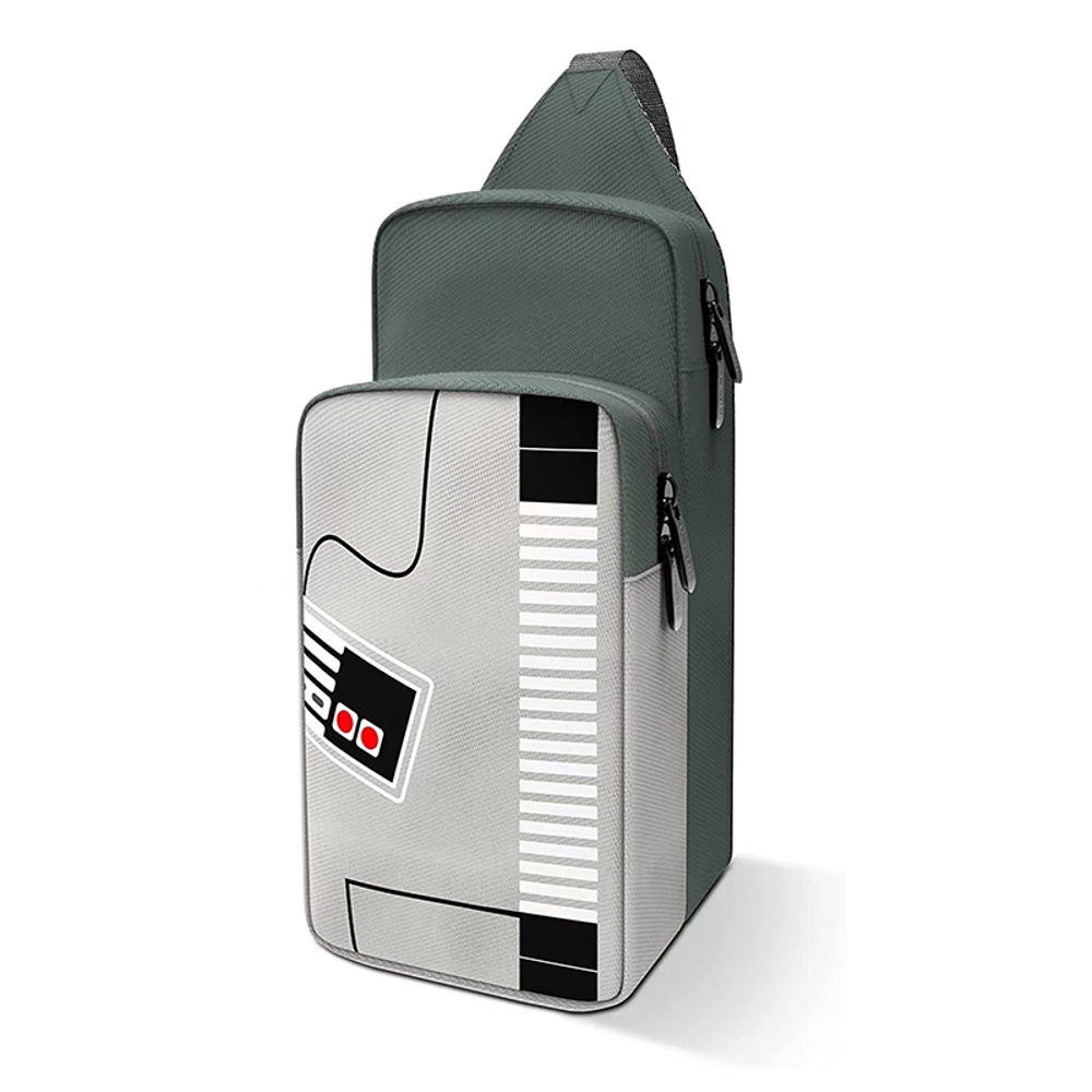 Bolsa de almacenamiento cruzada para viajes compatible con el modelo OLED de Nintendo Switch, funda protectora de transporte para accesorios de consolas de videojuegos