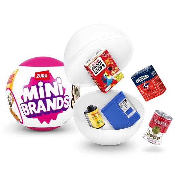 Cápsula individual retro de Mini Brands con más de 60 Mystery Minis
