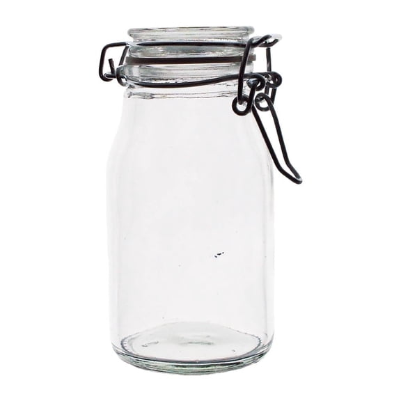 Brocalito Prichos Vidrio Transparente Con Tapa