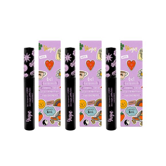 Yuya - Pack 3 Gel Fijador para Cejas 8ml c/u